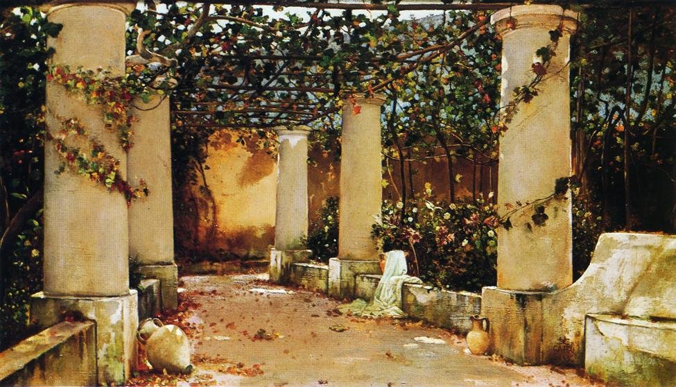 Villa Castello, Capri od Charles Caryl Coleman