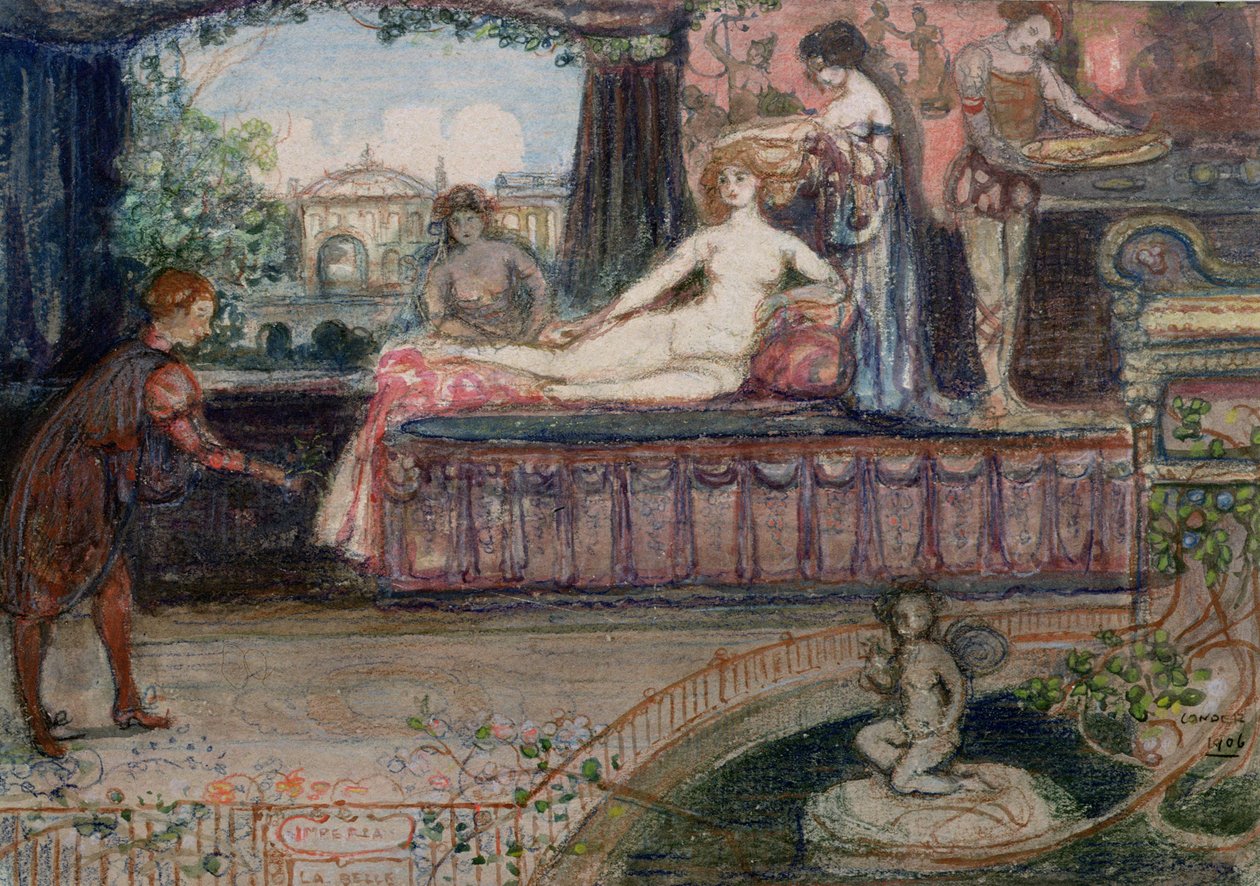Imperia la Belle od Charles Edward Conder