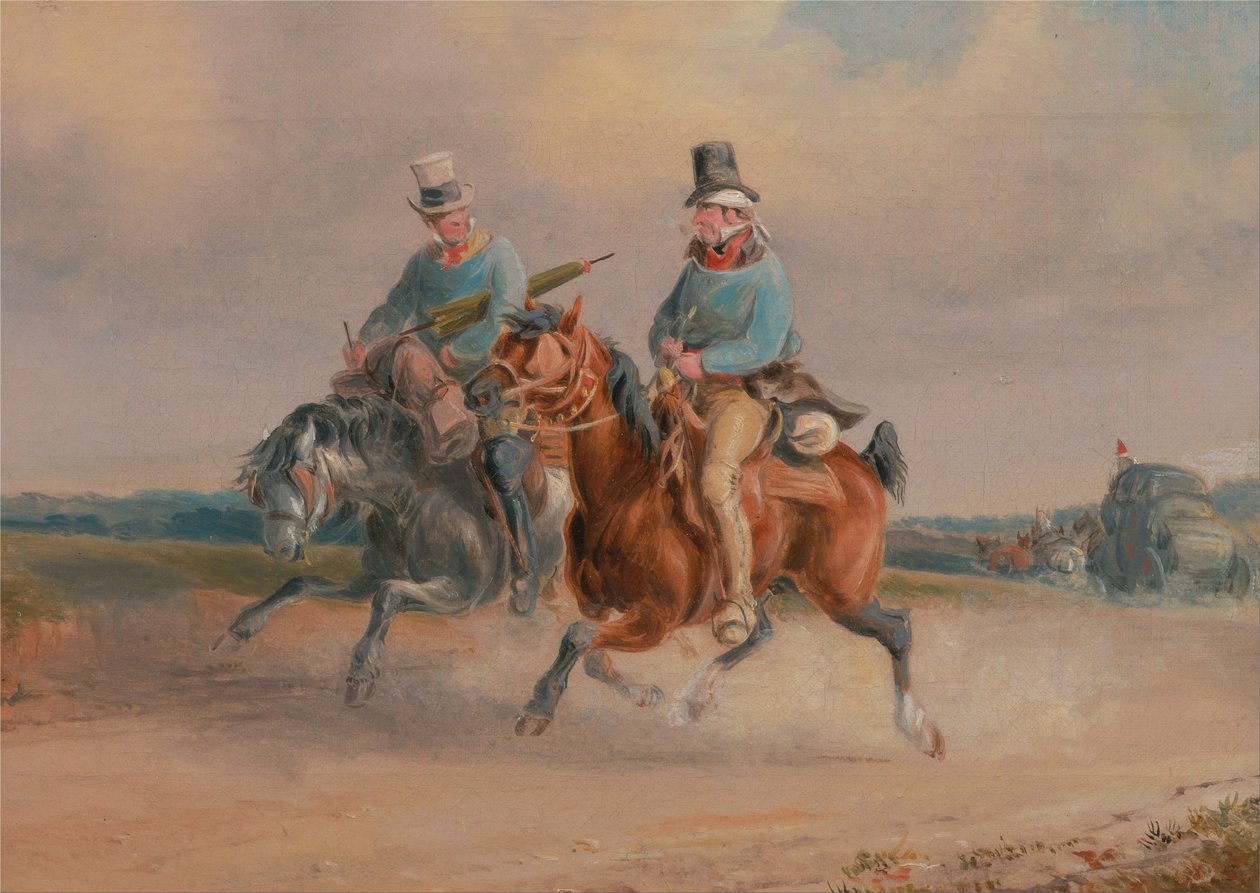 Scéna na silnici ve Francii od Charles Cooper Henderson