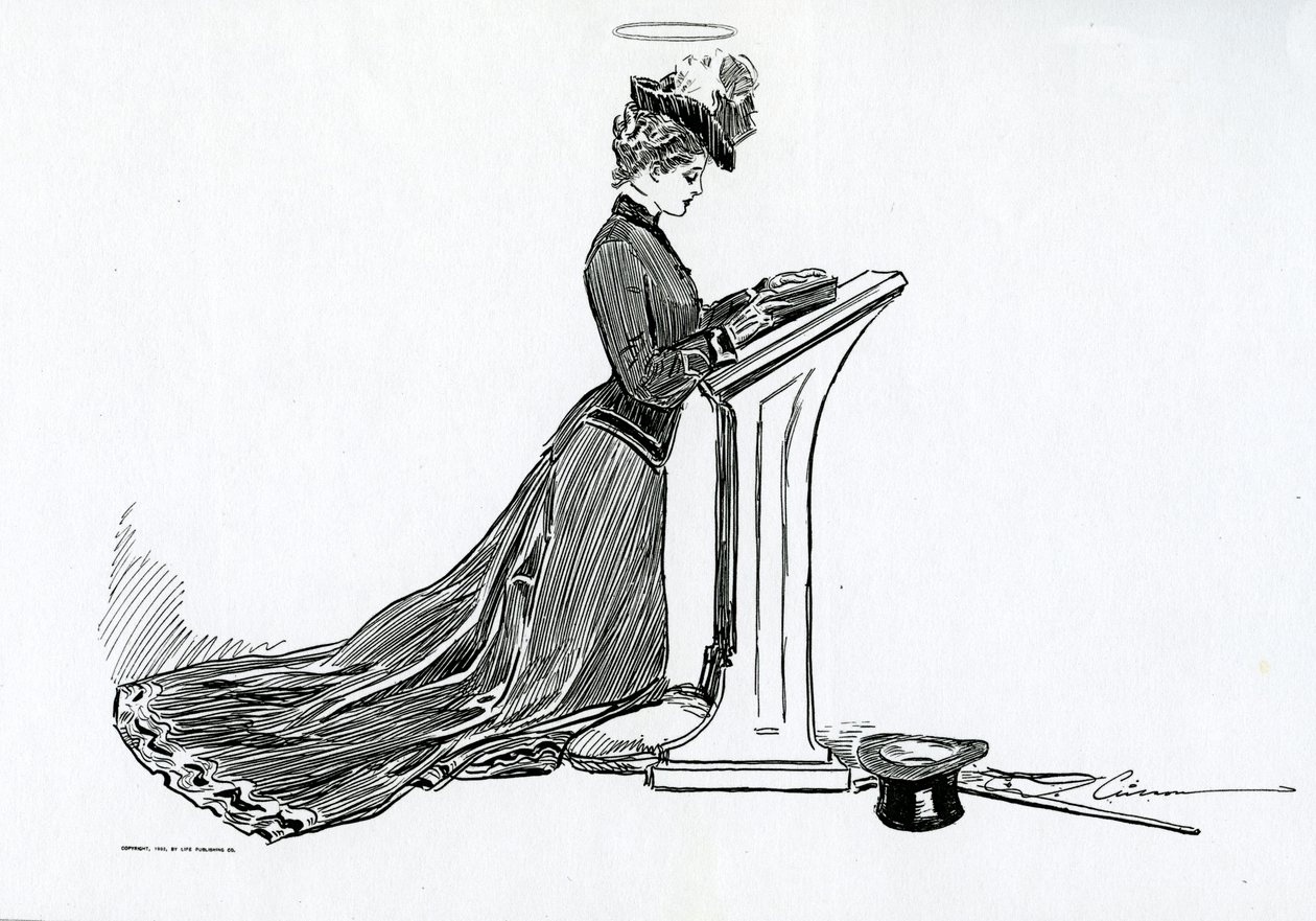 Gibson Girl, 1903 od Charles Dana Gibson