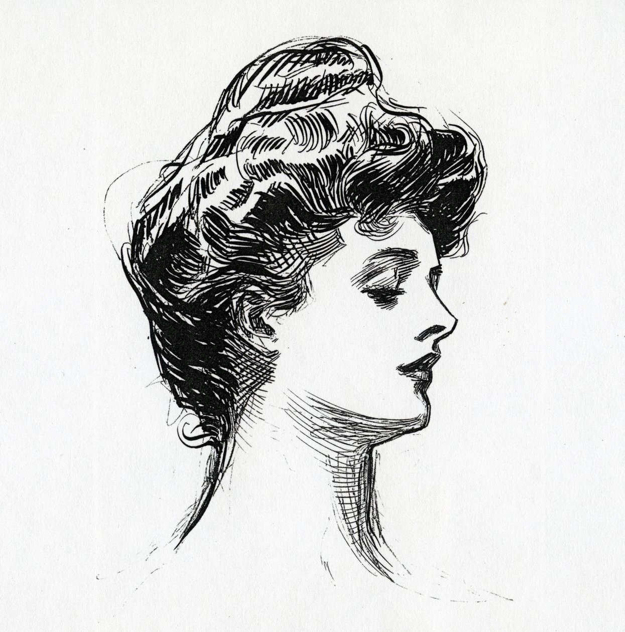 Dívka Gibson, asi 1902 od Charles Dana Gibson