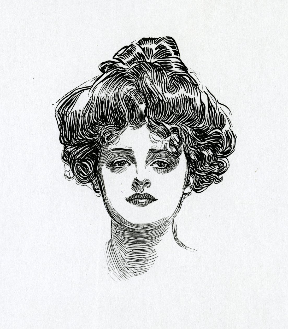 Gibson Girl, kolem roku 1902 od Charles Dana Gibson