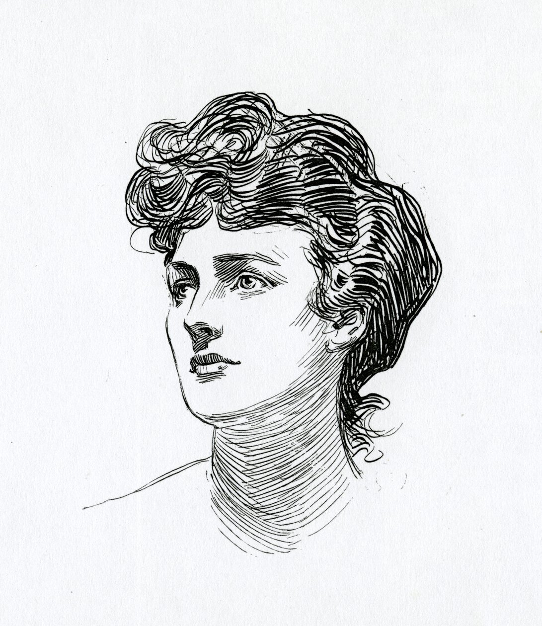 Dívka Gibson, asi 1902 od Charles Dana Gibson