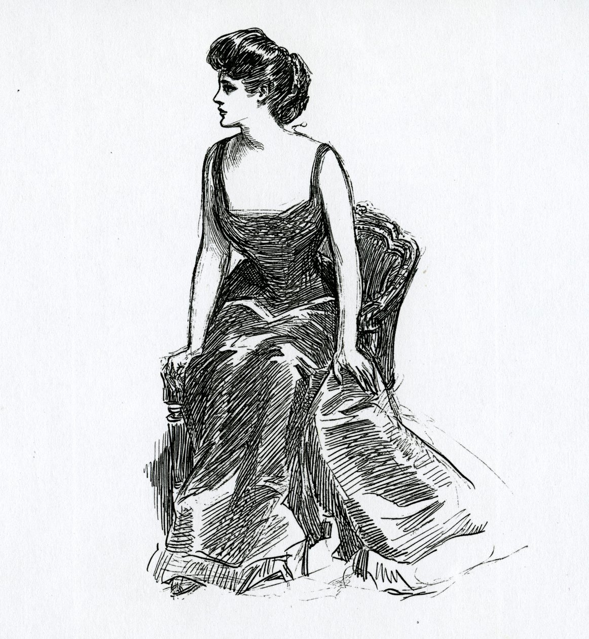 Gibson Girl, kolem roku 1902 od Charles Dana Gibson