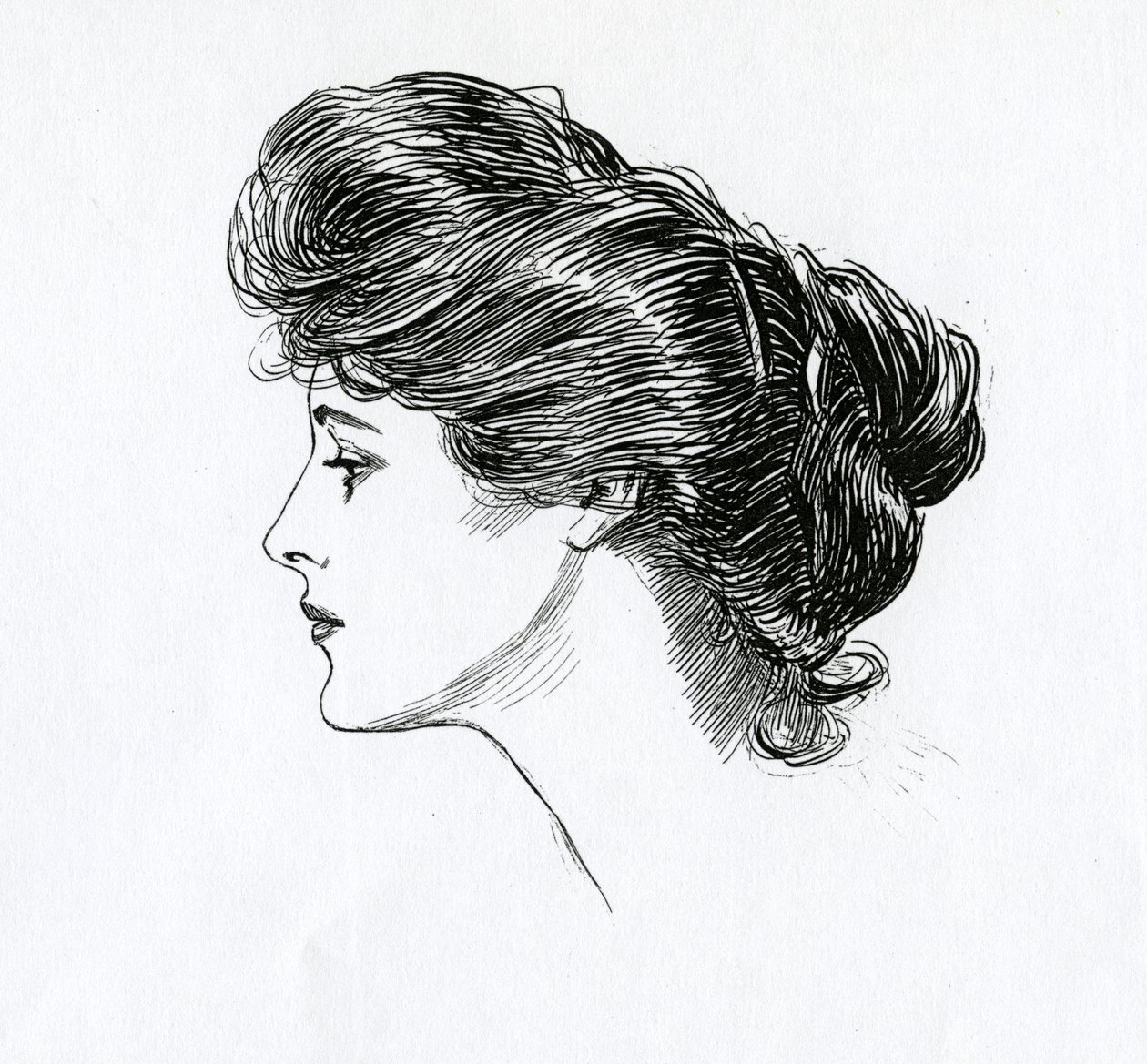 Gibson Girl, kolem roku 1902 od Charles Dana Gibson