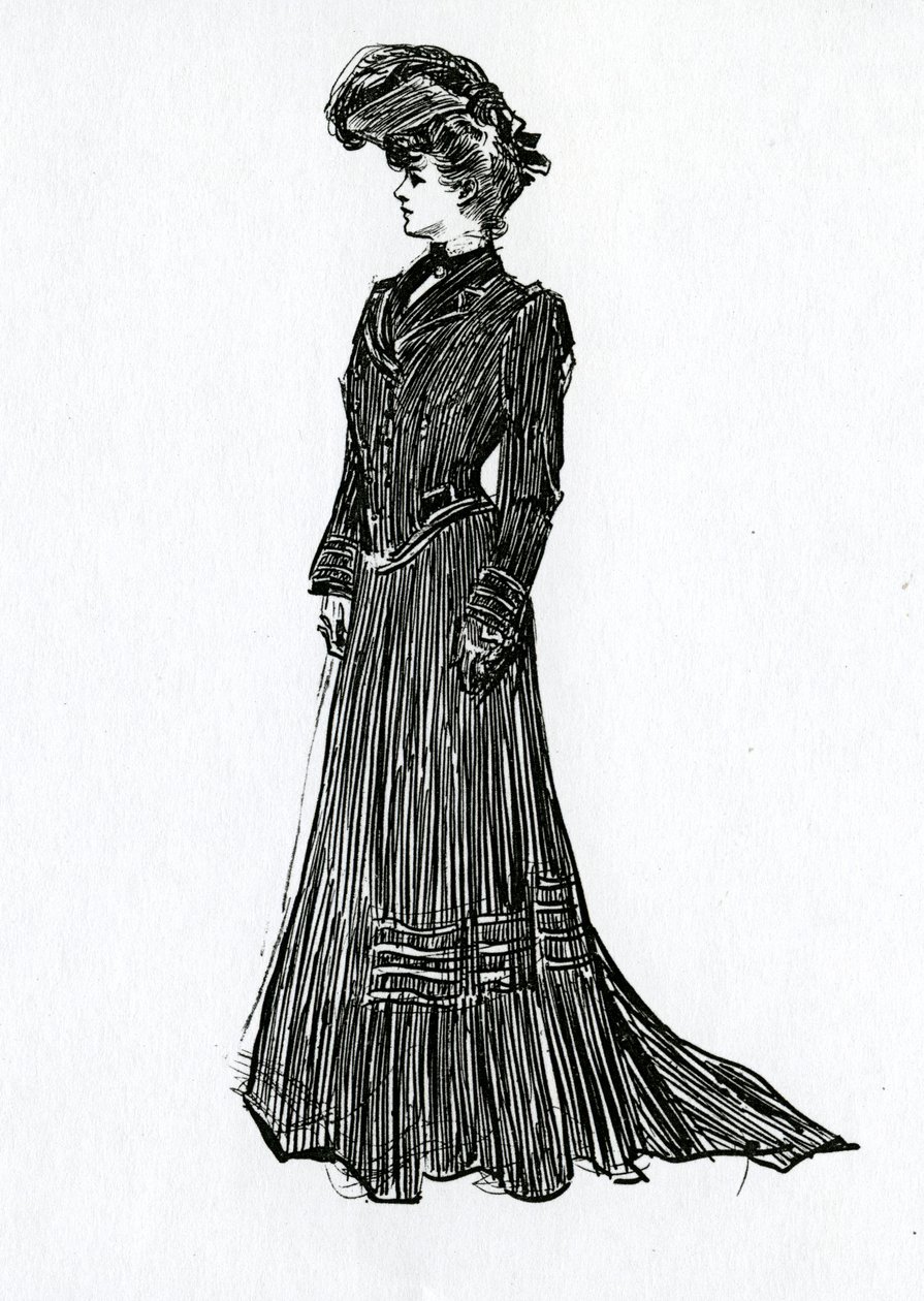 Gibson Girl, kolem roku 1902 od Charles Dana Gibson