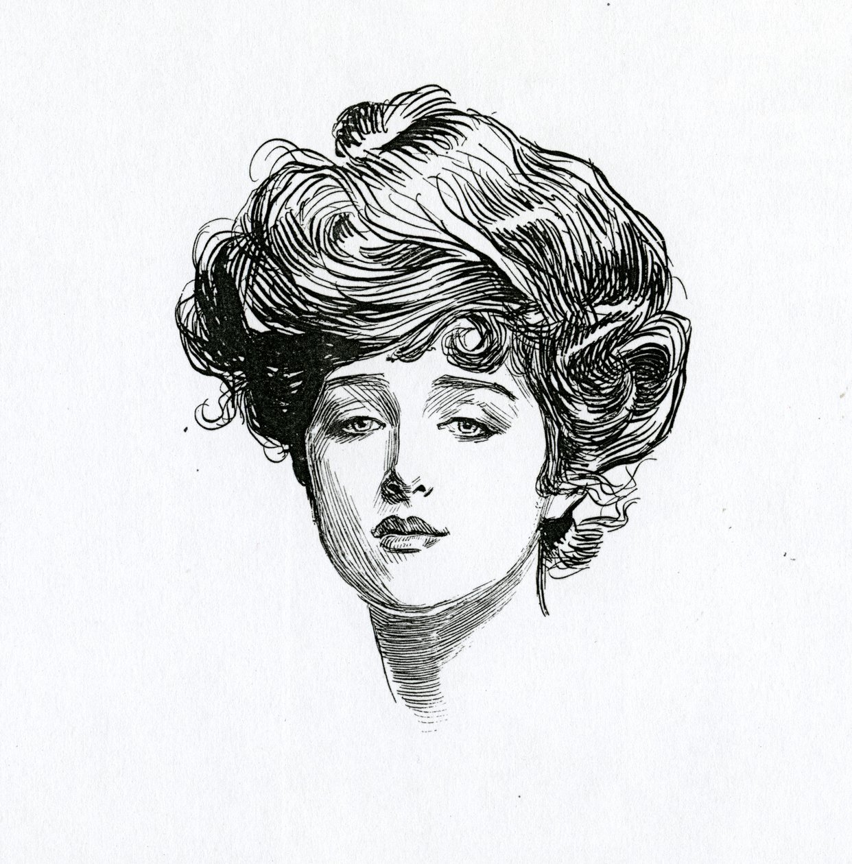 Gibson Girl, kolem roku 1902 od Charles Dana Gibson