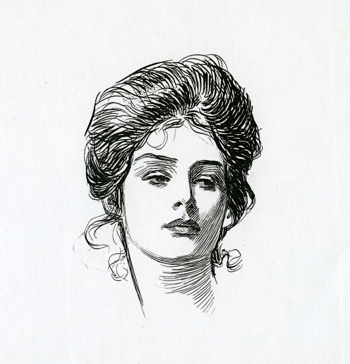 Gibson Girl, kolem roku 1902 od Charles Dana Gibson