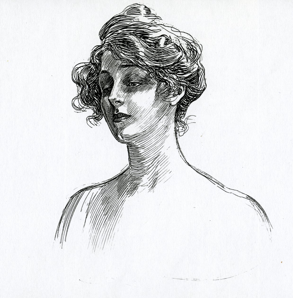 Gibson Girl, kolem roku 1902 od Charles Dana Gibson