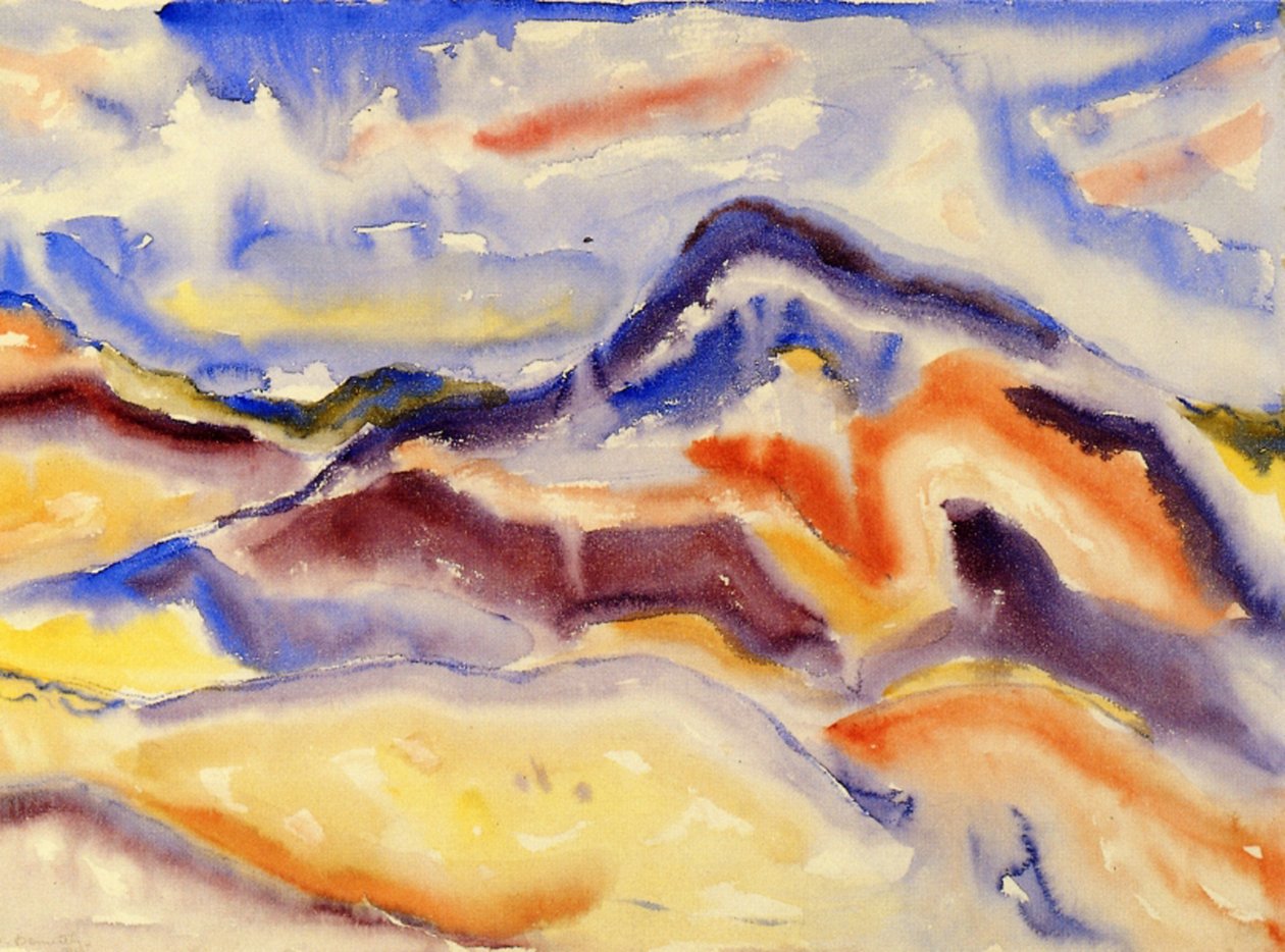 Abstraktní krajina, 1915 od Charles Demuth