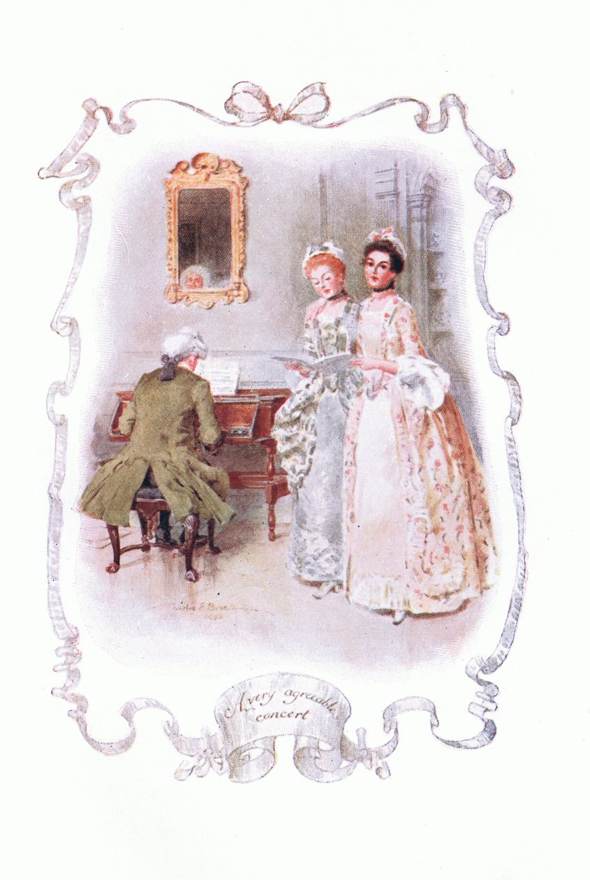 Velmi příjemný koncert od The Vicar of Wakefield vydaného nakladatelstvím J M Dent & Son Ltd, 20. léta od Charles Edmund Brock