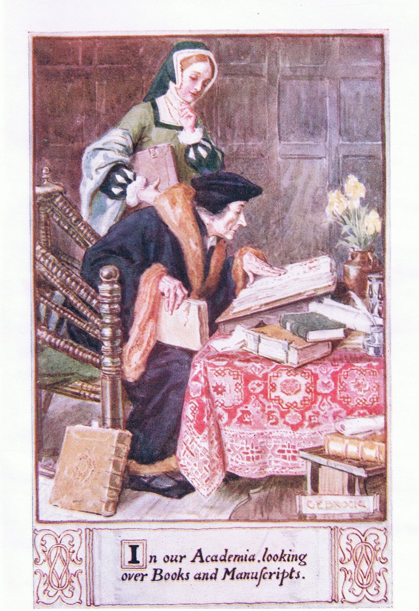 Na naší akademické půdě prohlížíme knihy a rukopisy od Charles Edmund Brock