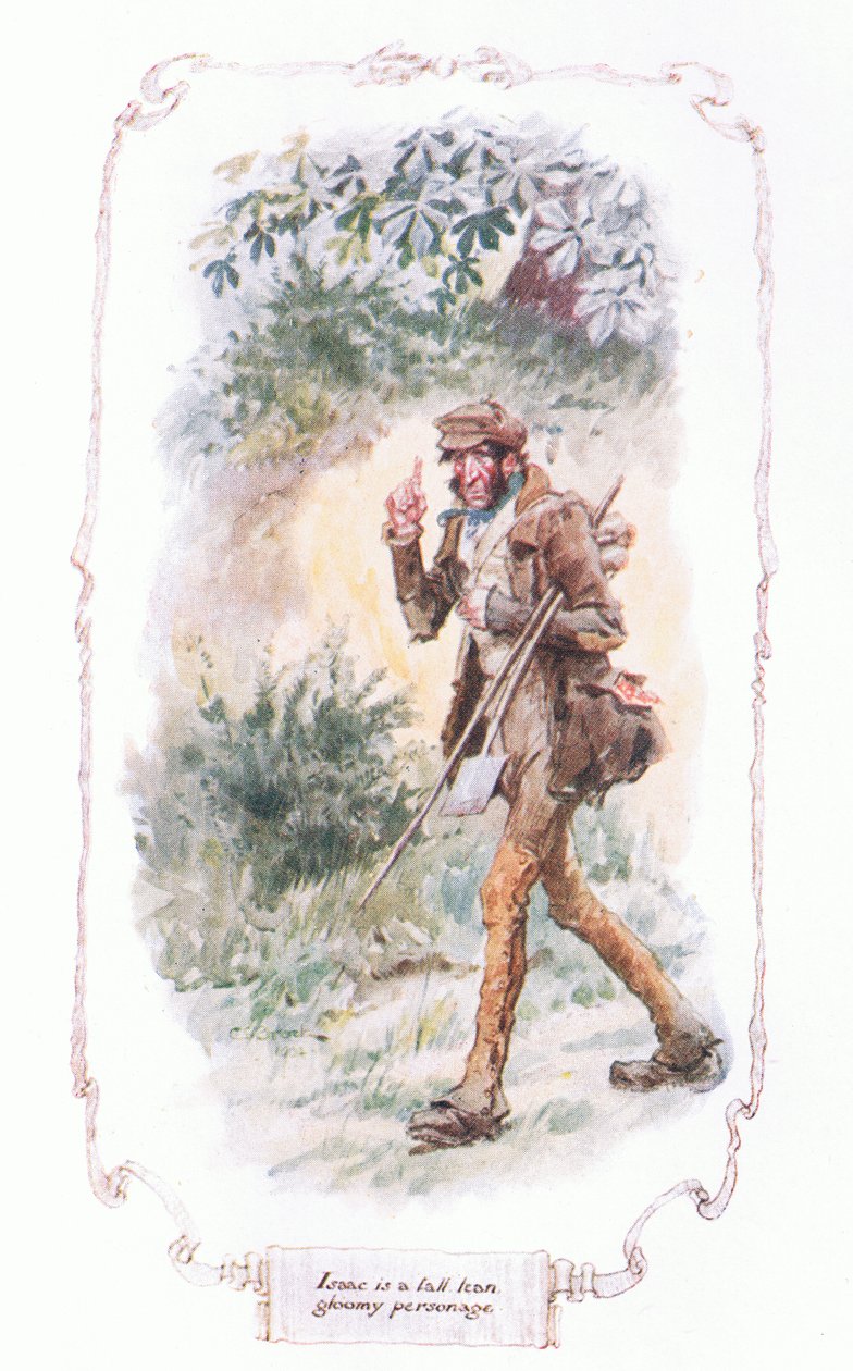 Isaac je vysoká štíhlá zachmuřená osobnost od Charles Edmund Brock
