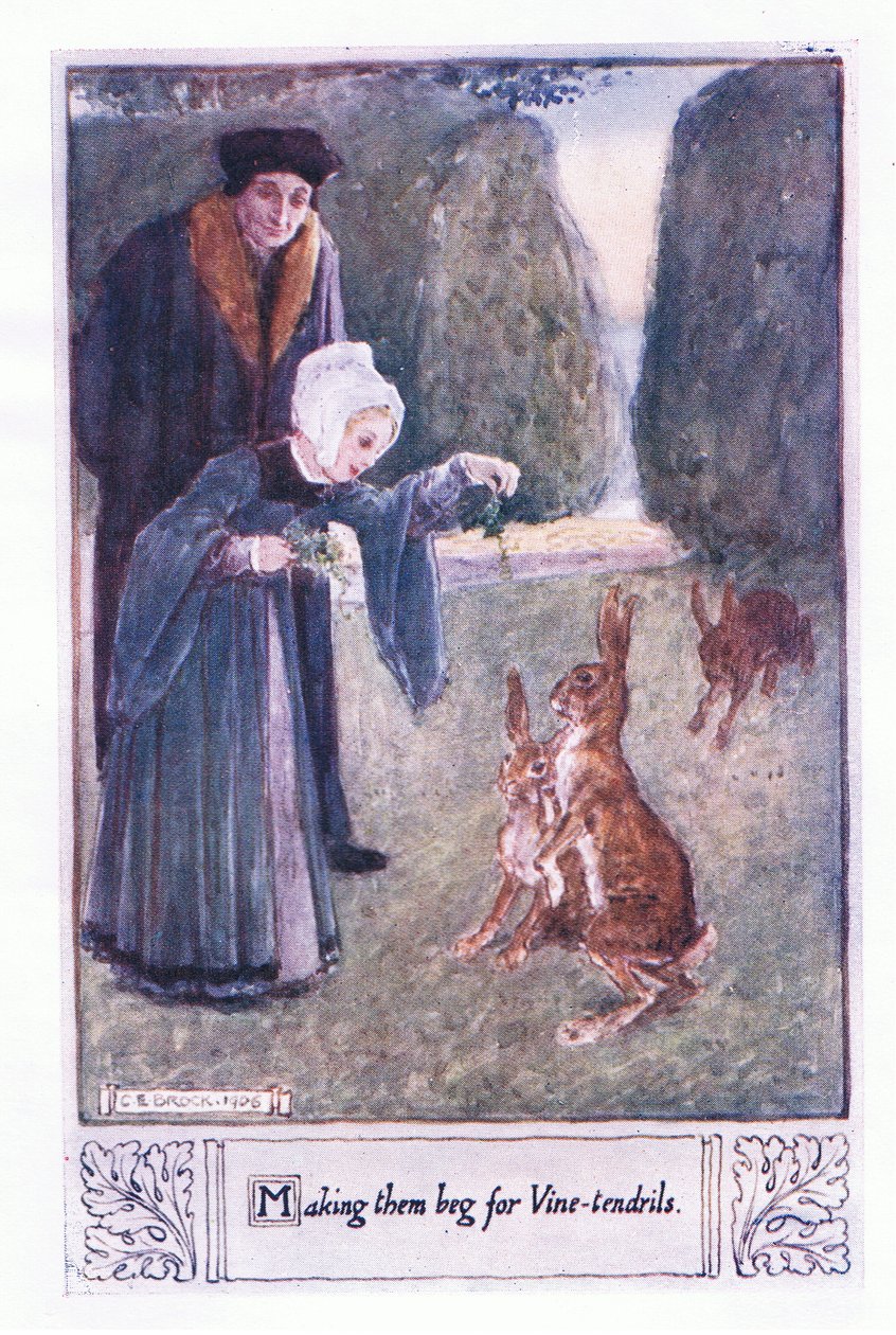 Nutí je prosit o úponky révy od Charles Edmund Brock