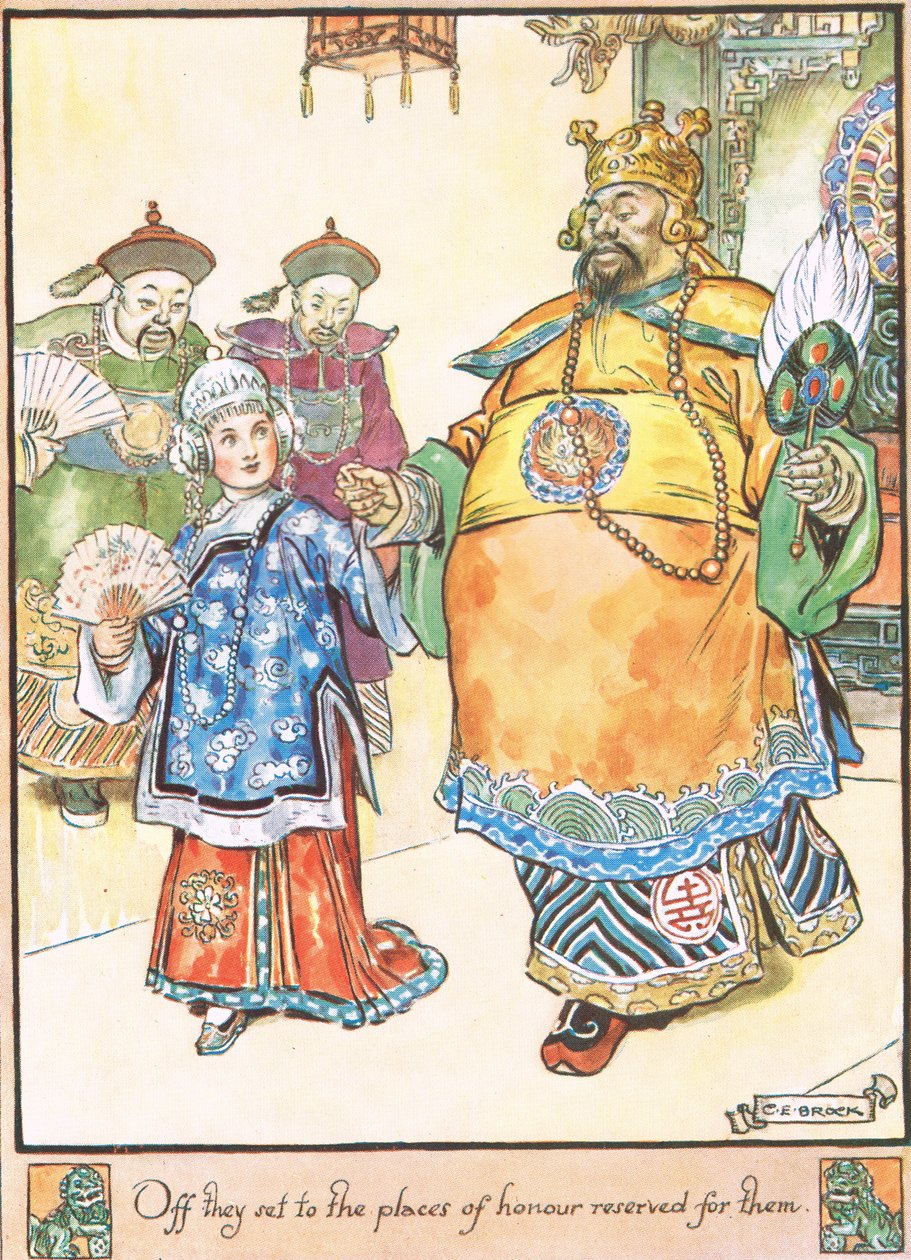 Vydali se na čestná místa, která jim byla vyhrazena, ilustrace z 