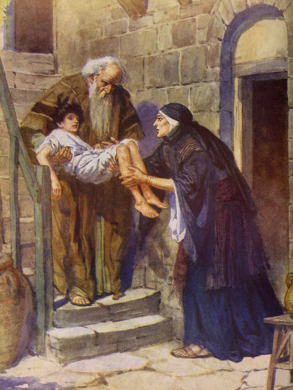 Hleď, řekl Eliáš syn tvůj živ od Charles Edmund Brock