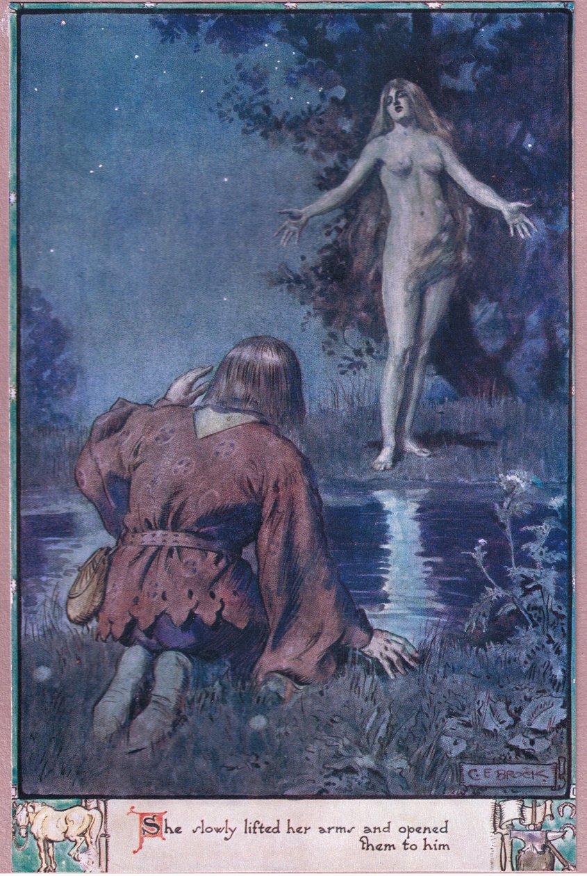 Pomalu zvedla ruce a otevřela je. od Charles Edmund Brock