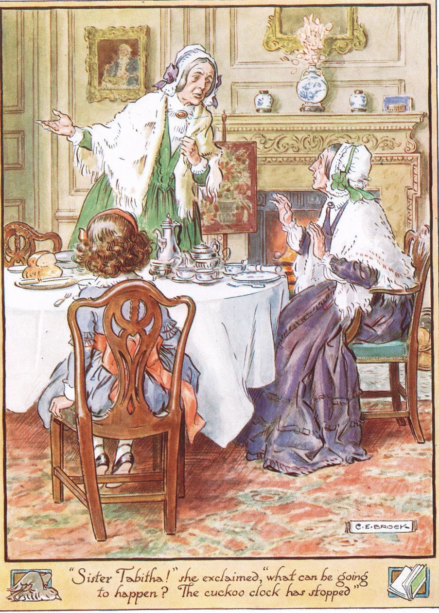 Kukaččí hodiny se zastavily, ilustrace z 