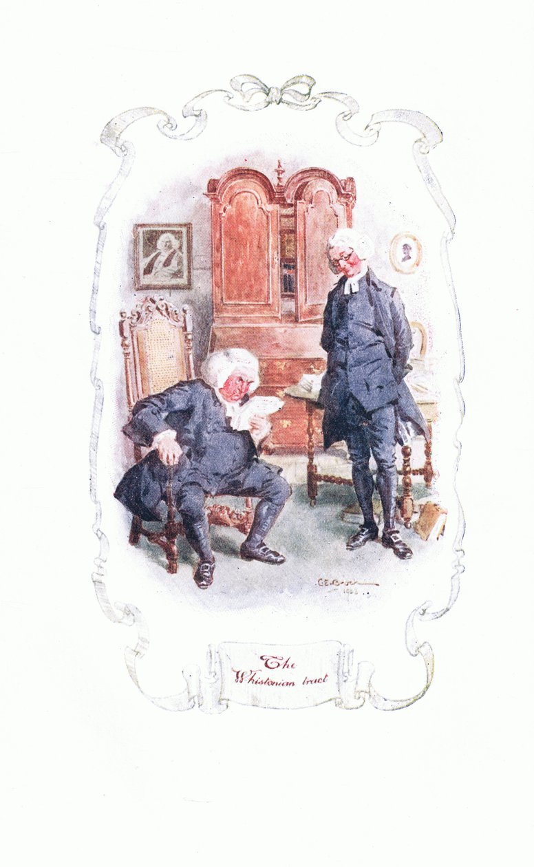The Whistonian Tract, od The Vicar of Wakefield vydané nakladatelstvím J M Dent & Son Ltd, 20. léta od Charles Edmund Brock