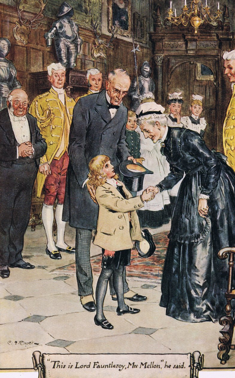 „To je lord Fauntleroy, paní Mellonová“, 1936 od Charles Edmund Brock