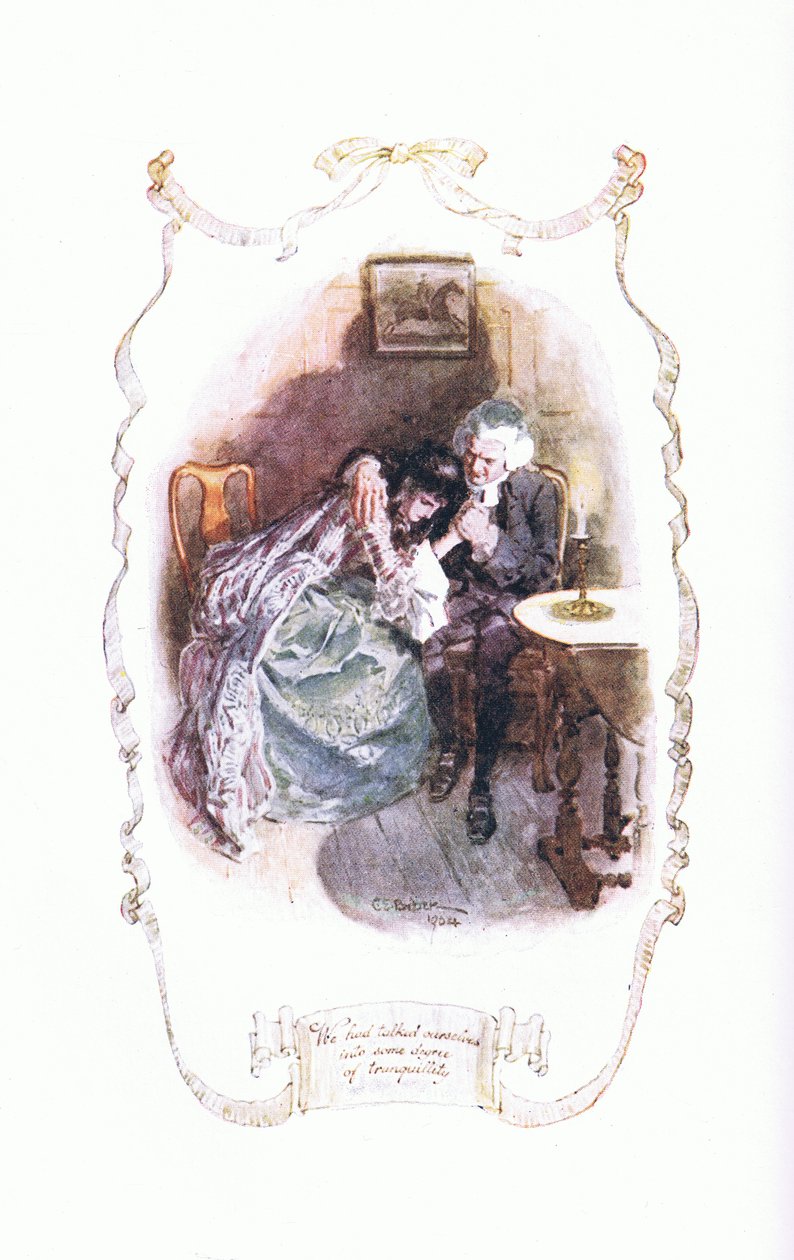 Promluvili jsme si do určité míry klidu z knihy The Vicar of Wakefield, kterou vydal J M Dent & Son Ltd, 20. léta od Charles Edmund Brock