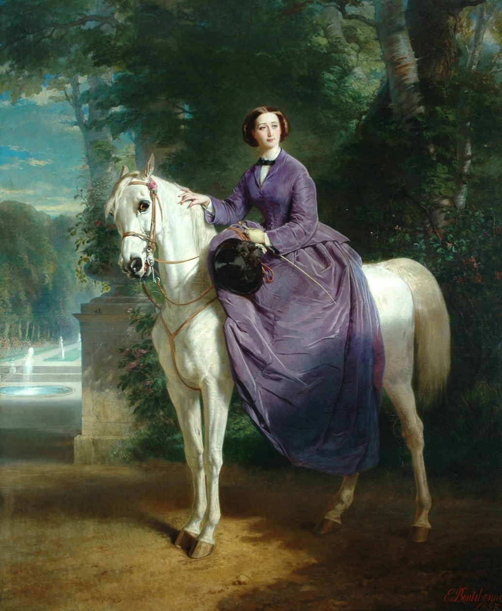 Císařovna Eugenie, 1857 od Charles Edouard Boutibonne