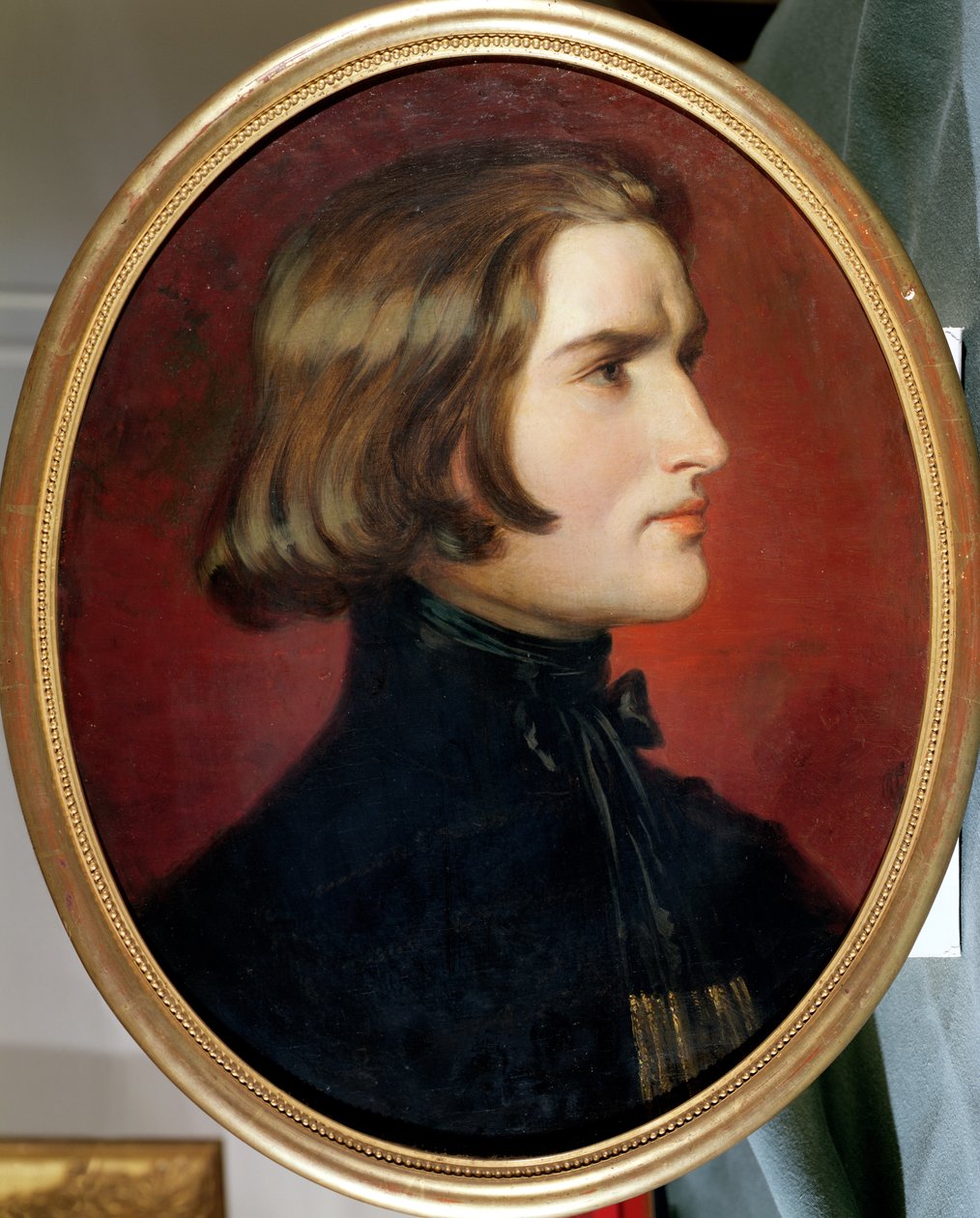 Portrét Franze Liszta (1811-86) 1838 od Charles Edouard Boutibonne