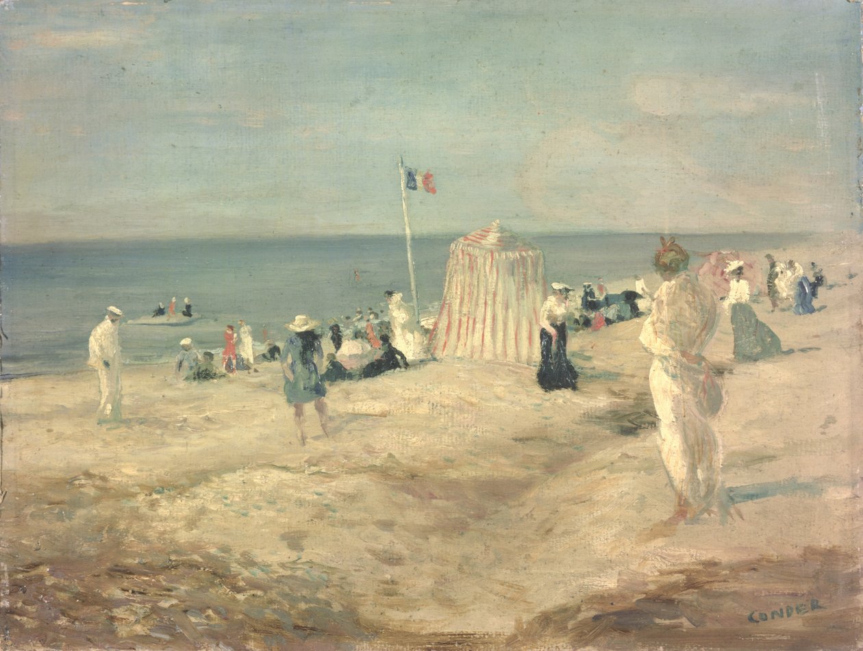 Pláž v Ambleteuse, 1901 od Charles Edward Conder