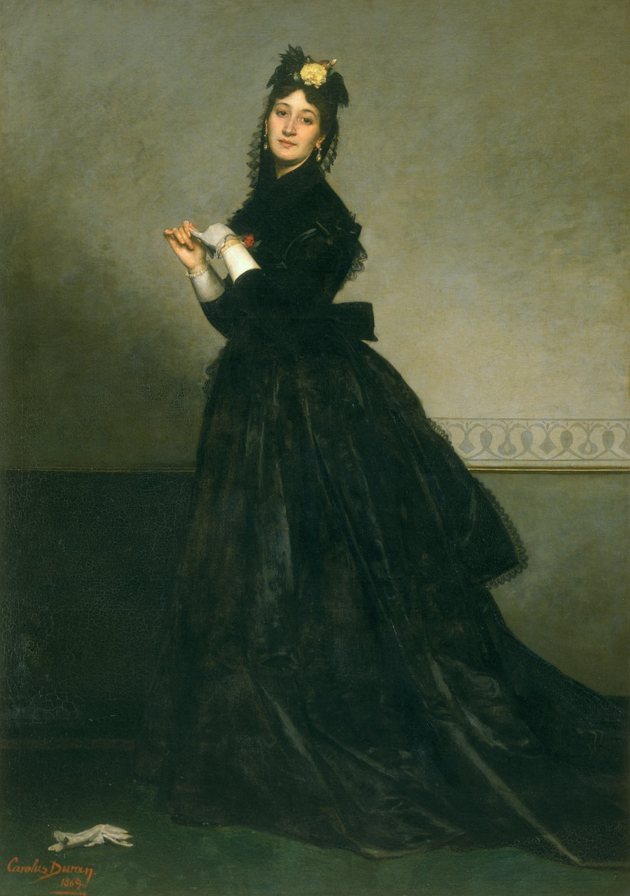 Žena s rukavicí, 1869 od Charles Emile Auguste Carolus Duran