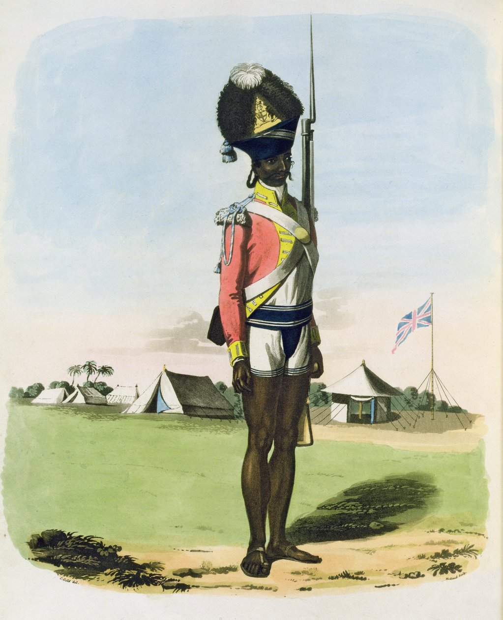 A Naigue of the Bombay Battalion, deska 28 z 