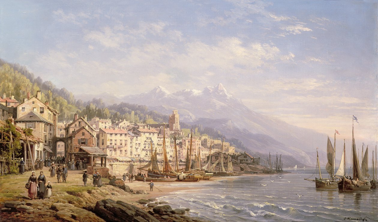 Vzpomínky na Palermo od Charles Euphrasie Kuwasseg