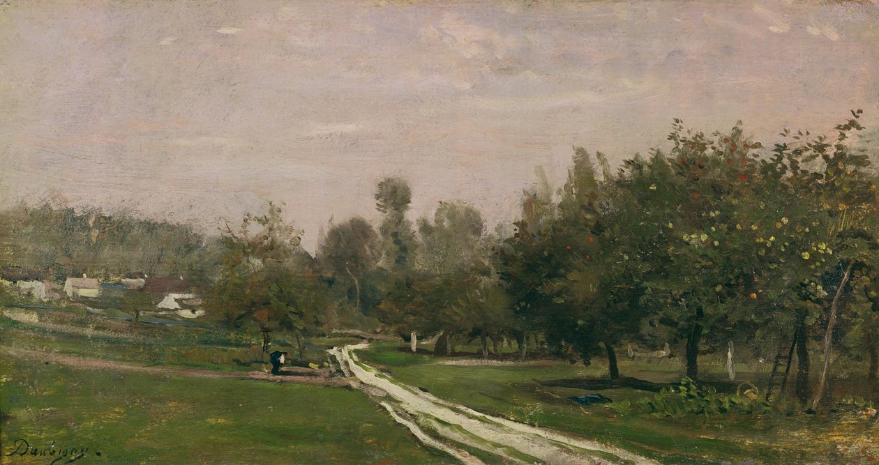 Butry, poblíž Valmondois olej na plátně od Charles Francois Daubigny