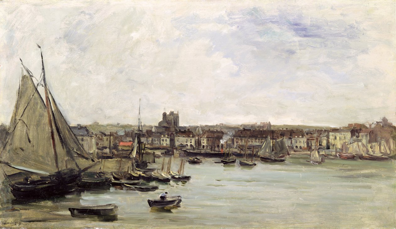 Dieppe, 1875 od Charles Francois Daubigny