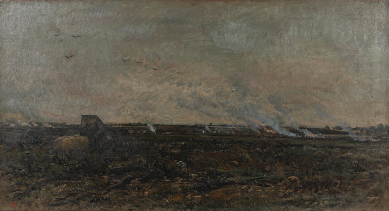 říjen od Charles Francois Daubigny
