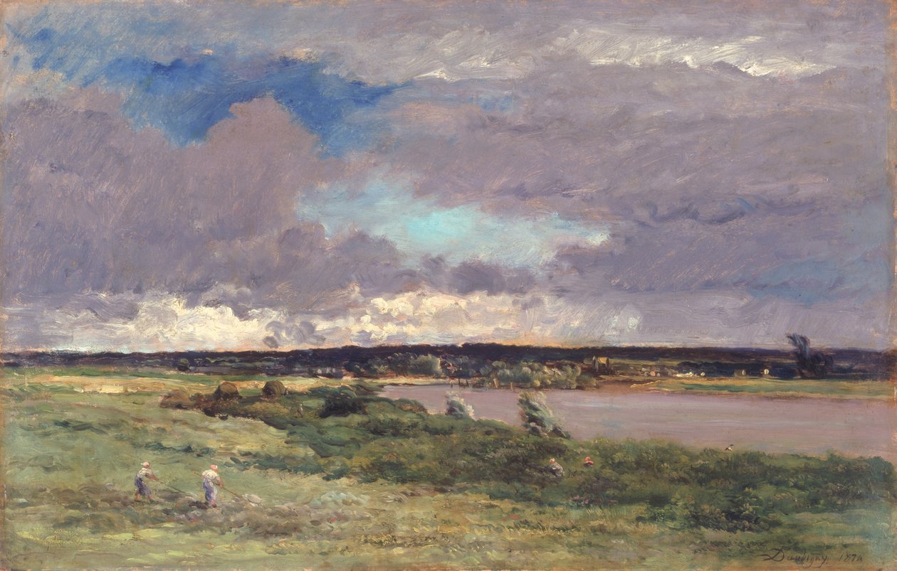Přicházející bouře: Předjaří, 1874 od Charles Francois Daubigny