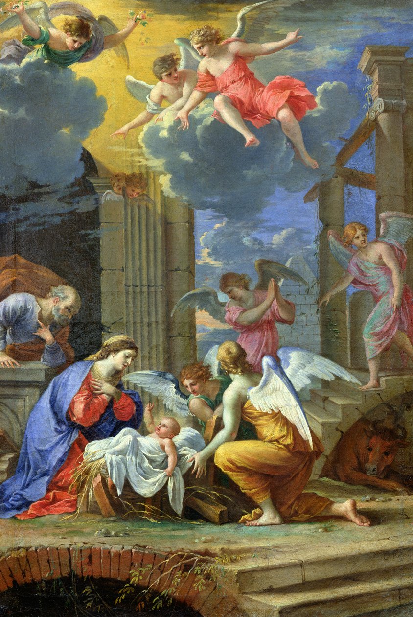 Narození Páně, 1667 od Charles Francois Poerson