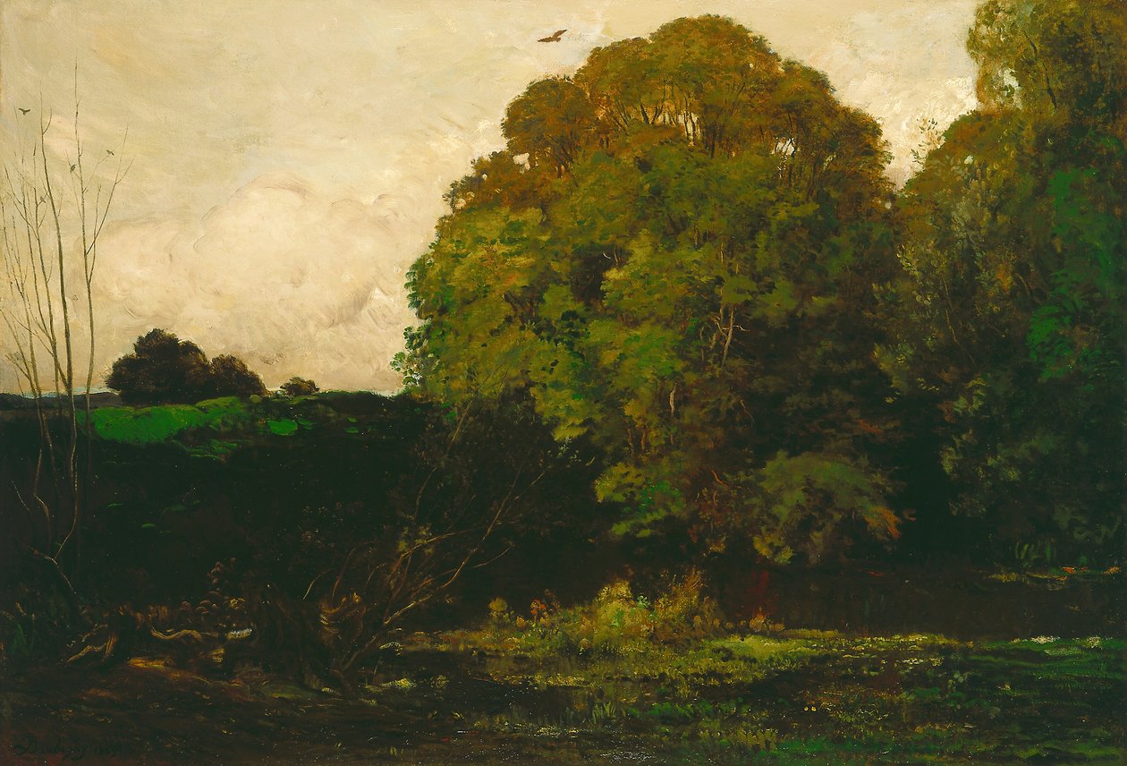 Rybník v Morvanu, 1869 od Charles Francois Daubigny