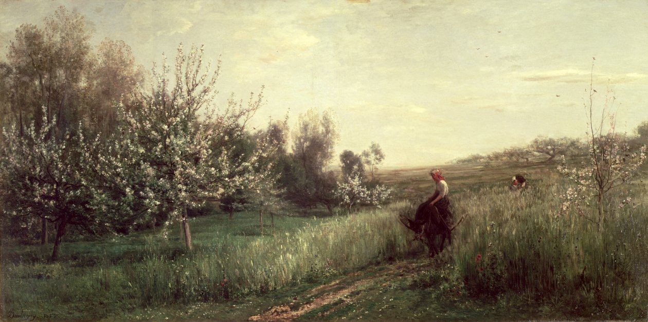 Jaro, 1857 od Charles Francois Daubigny