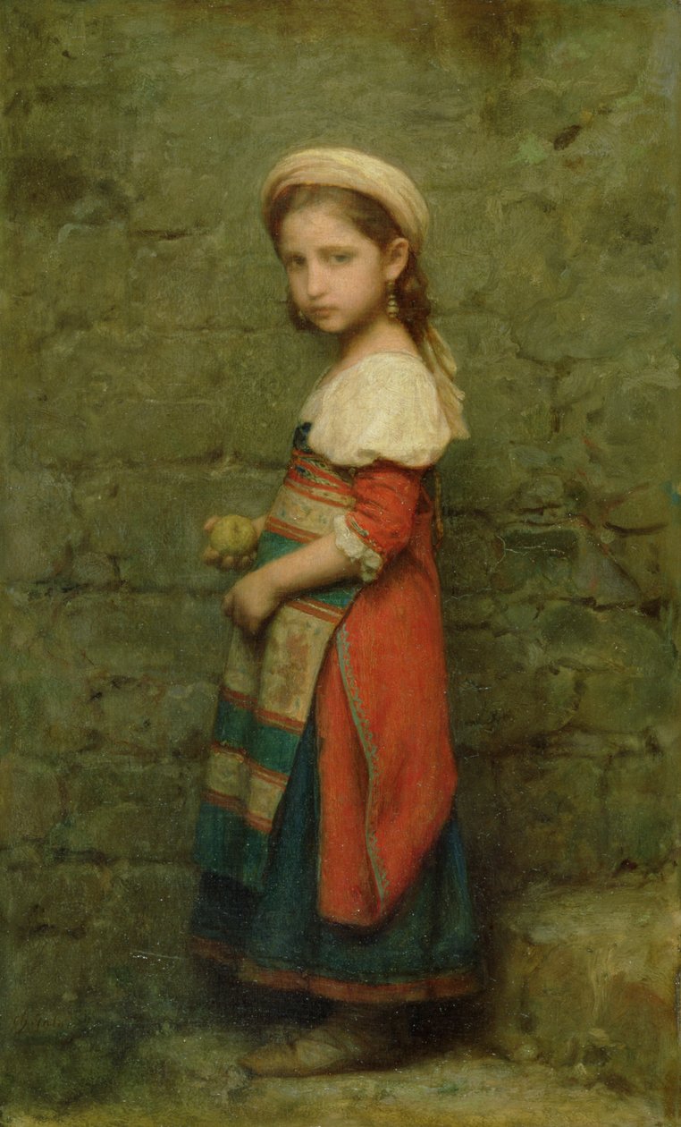 Italská dívka, 1863 od Charles François Jalabert