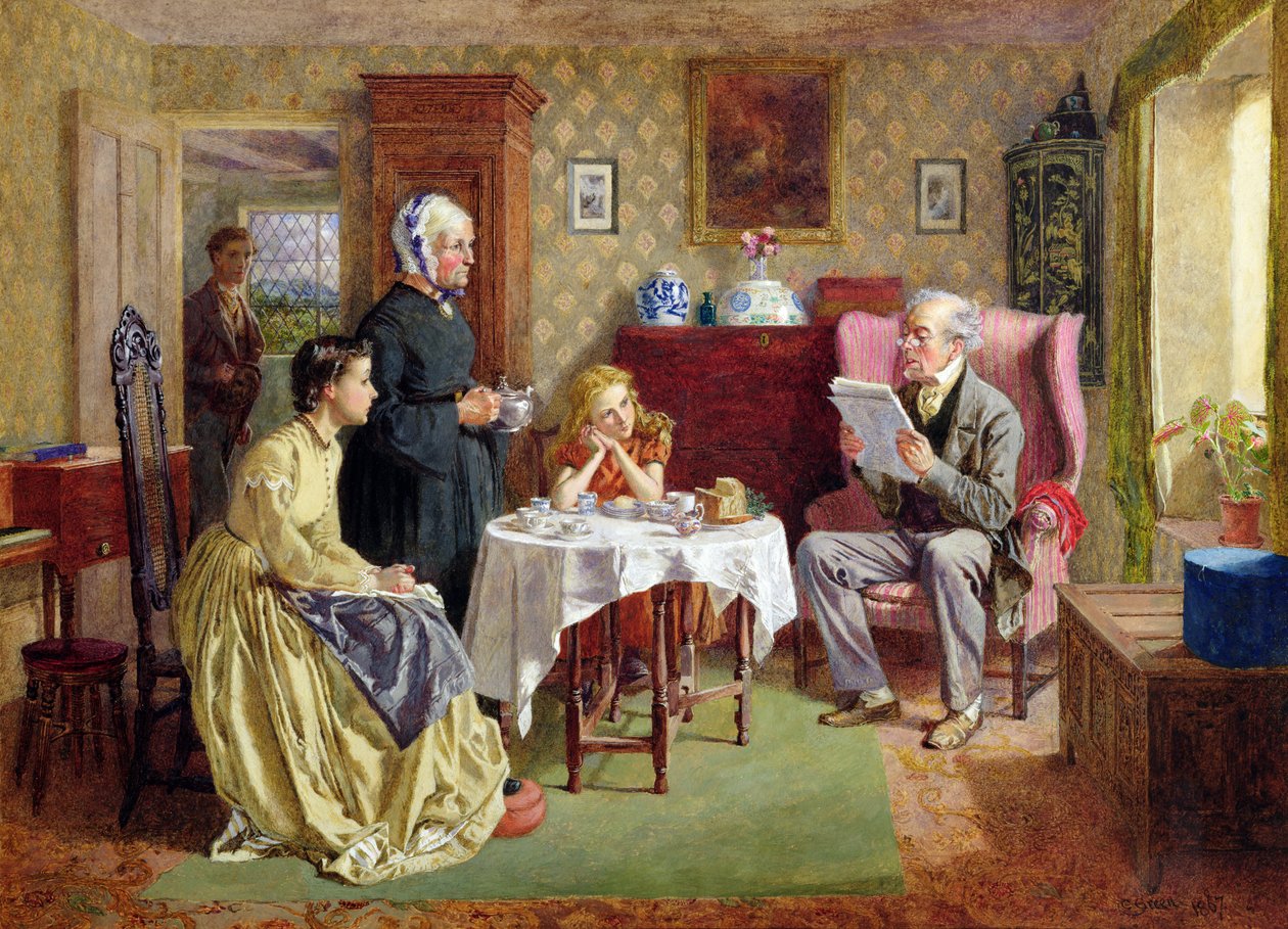Zprávy z války, 1867 od Charles Green