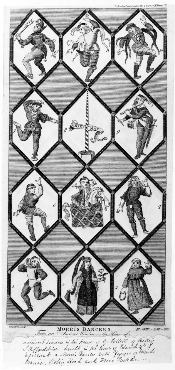 Morris Dancers od Charles Grignion