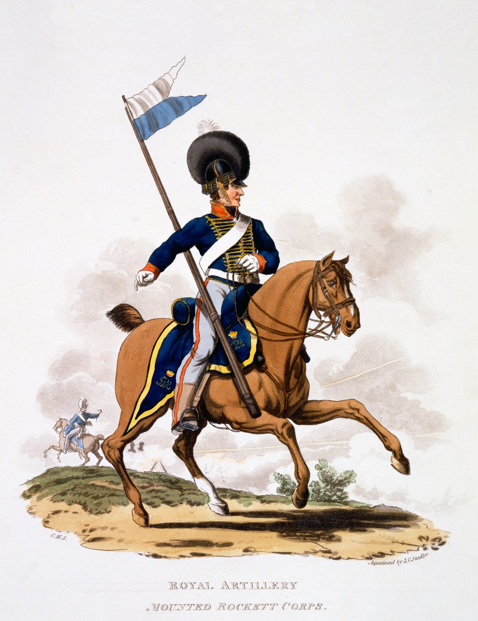 Uniforma královského dělostřelectva, Mounted Rockett Corps, z 