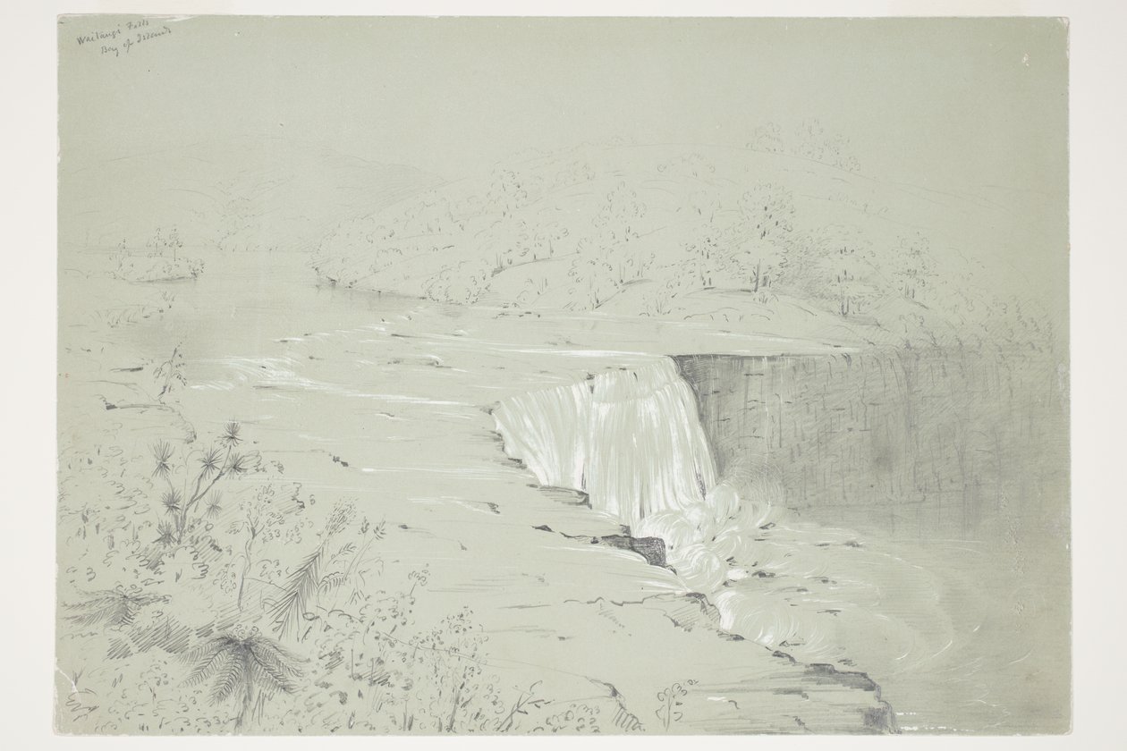 Waitangi Falls, Bay of Islands od Charles Heaphy