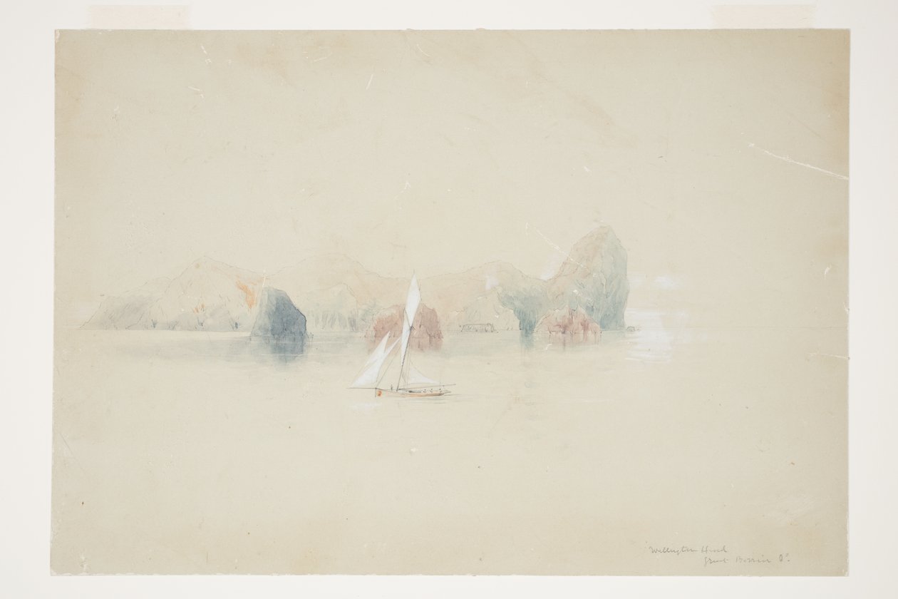 Wellington Head, Great Barrier Id od Charles Heaphy