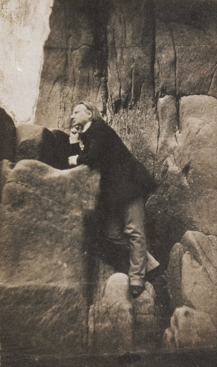 Victor Hugo na skále exulantů od Charles Hugo