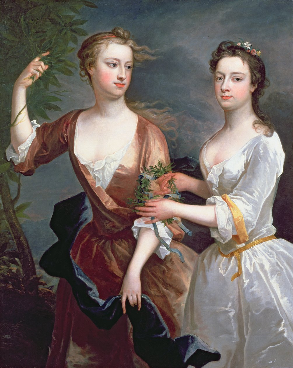 Martha a Teresa Blount, 1716 od Charles Jervas