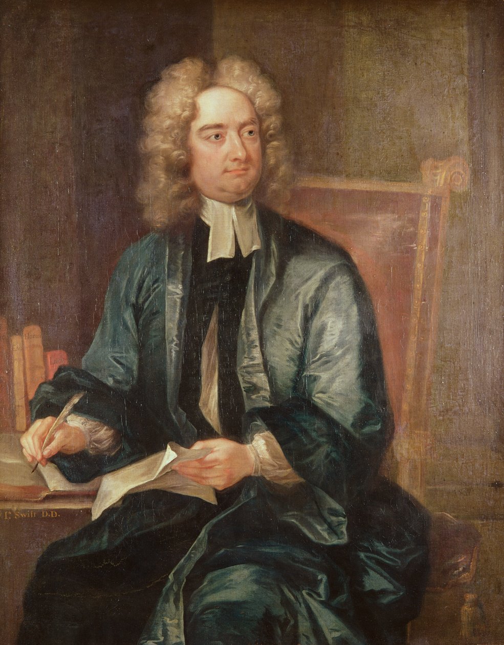 Portrét Jonathana Swifta (1667-1745) kolem roku 1718 od Charles Jervas