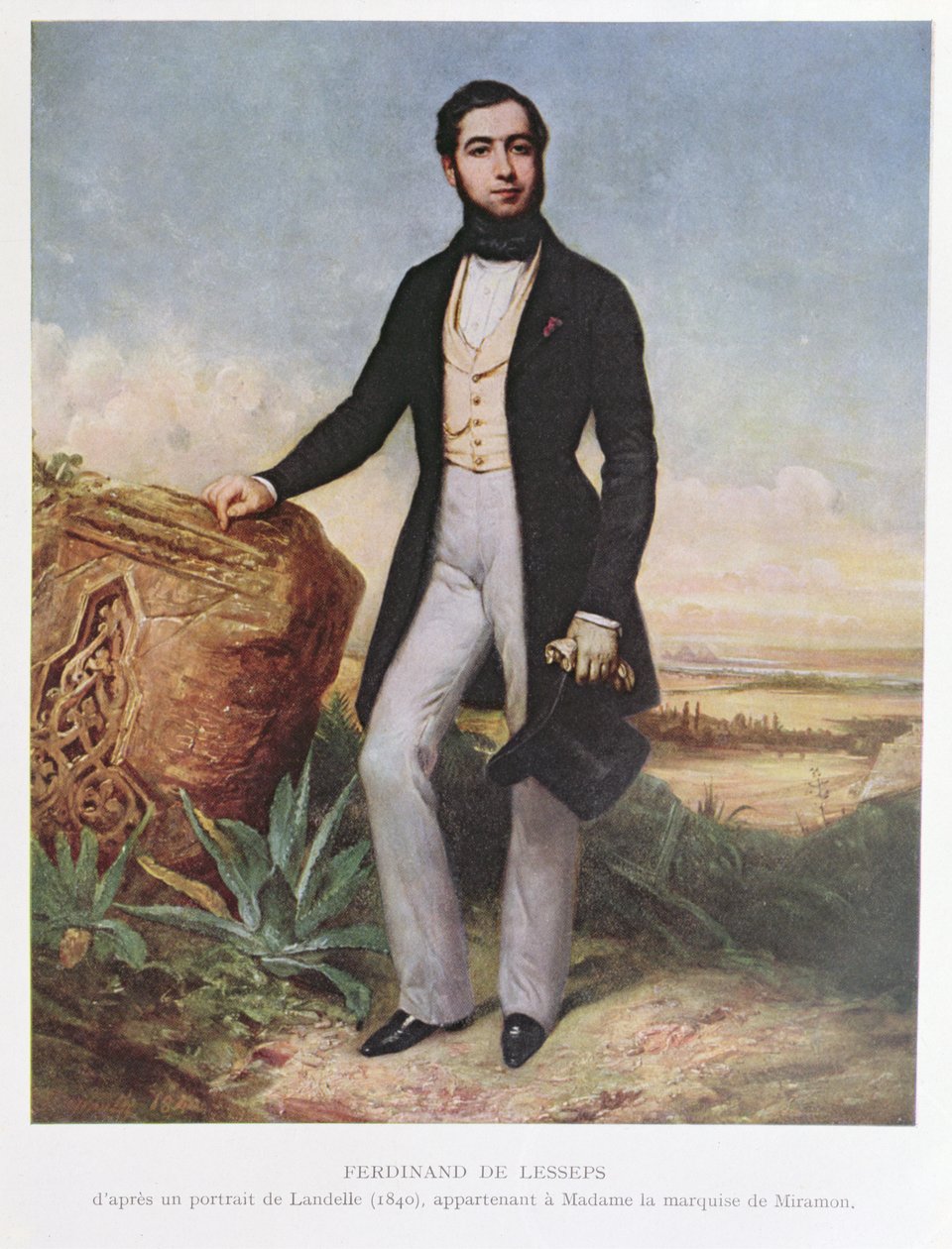Ferdinand de Lesseps, 1840 od Charles Landelle