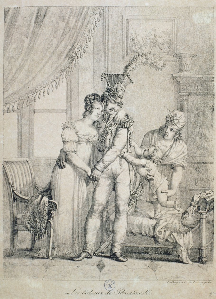 Loučení Josepha Poniatowského (1763-1813) 1816 od Charles Lasteyrie du Saillant