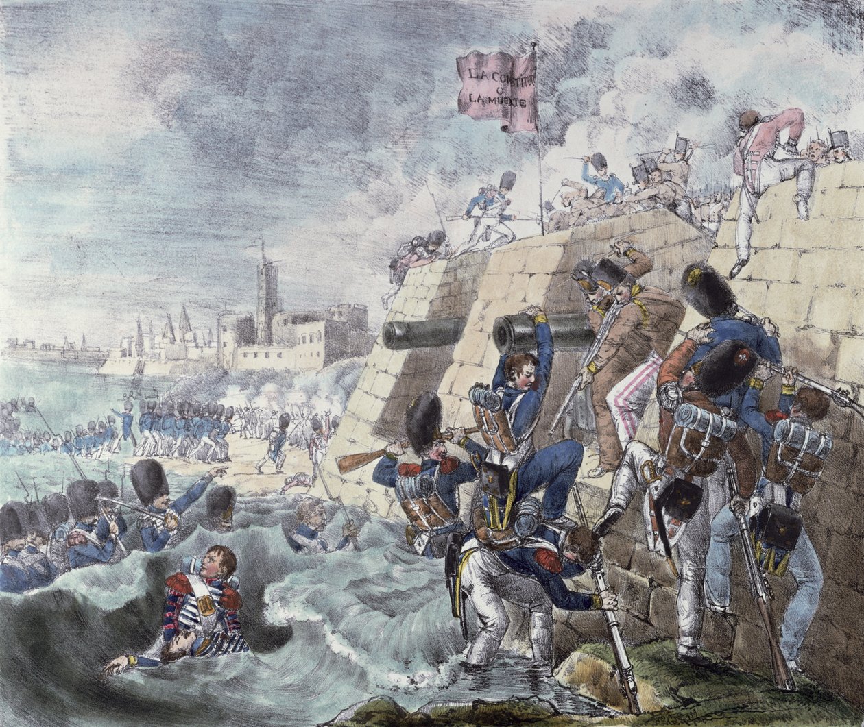 Dobytí pevnosti Trocadero, 31. srpna 1823 od Charles Lasteyrie du Saillant